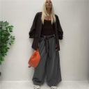 pantalone ampio con cintura pantagonna